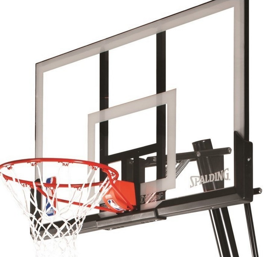 Баскетбольная стойка мобильная, акрил Spalding 54" Hercules