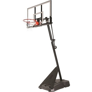Баскетбольная стойка мобильная SPALDING с акриловым щитом, 54", Hercules